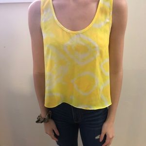 Tye-dye flowy tank, great condition!